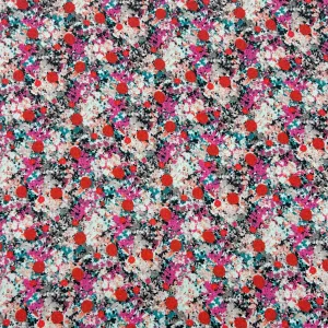 All Over Gardens Crepe Fabric