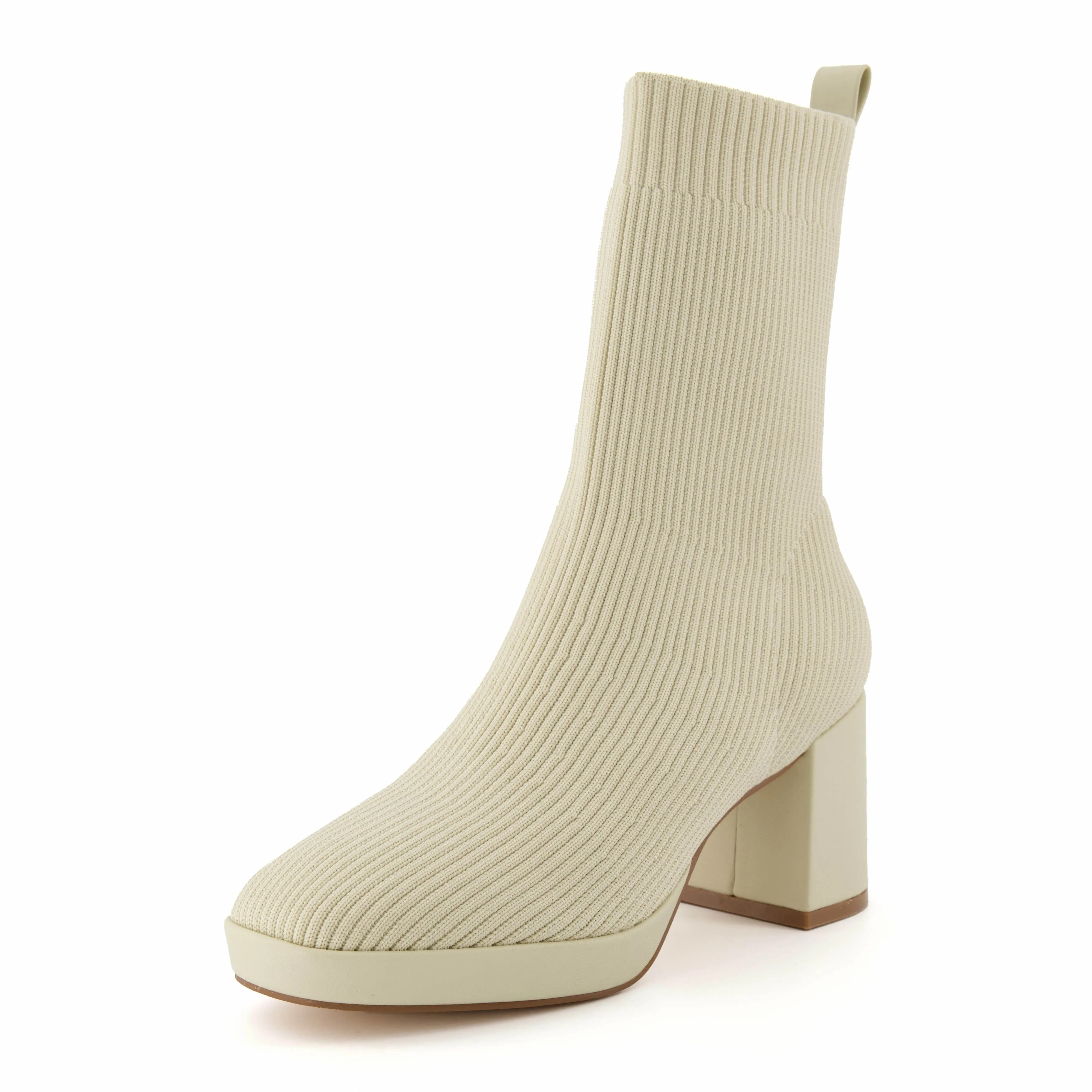 Bancroft Stretch Knit Heeled Boot