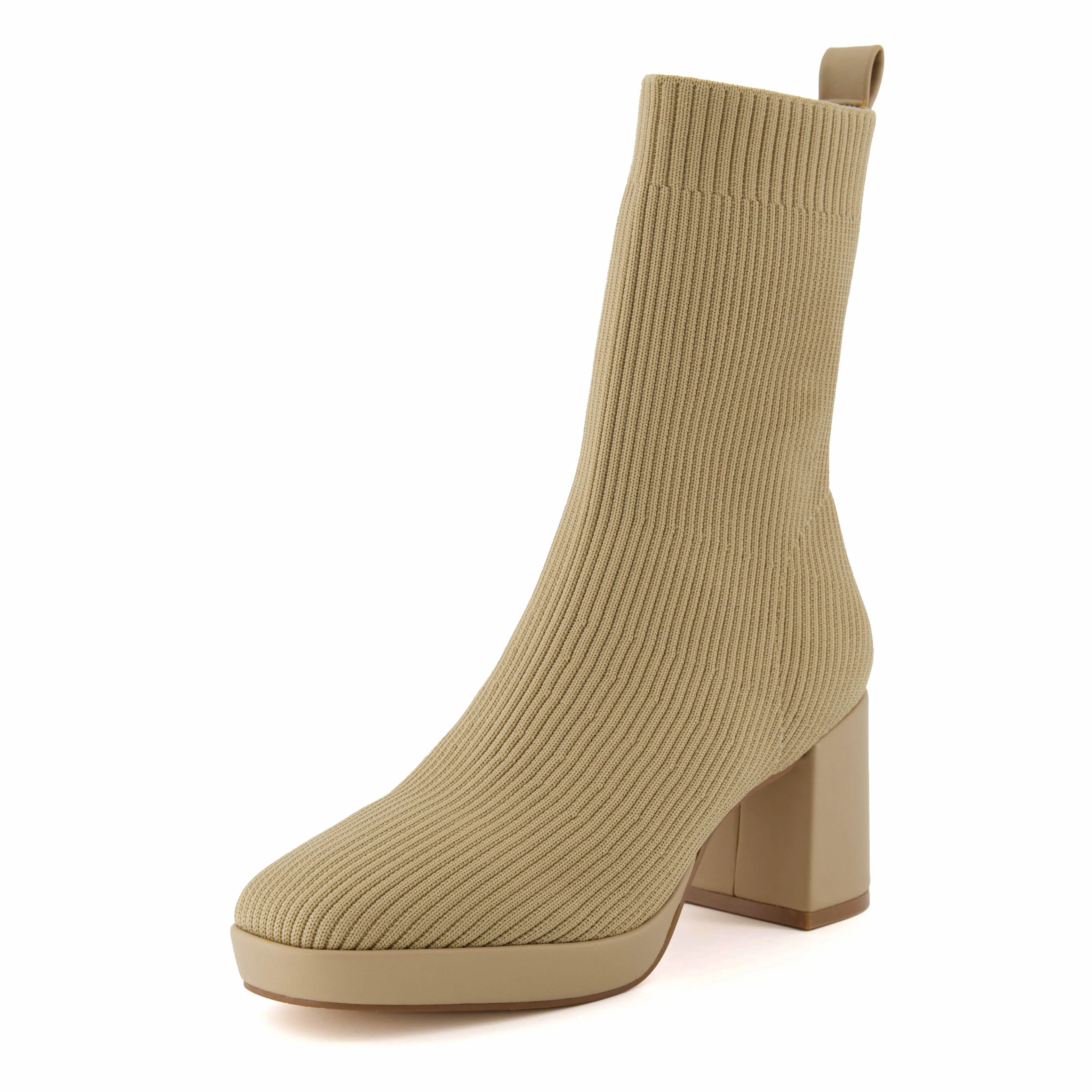 Bancroft Stretch Knit Heeled Boot