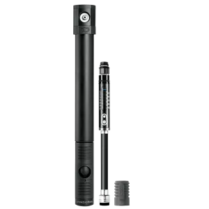 CrankBrothers Klic HV Mini Pump With Gauge And C02 Inflator - Midnight