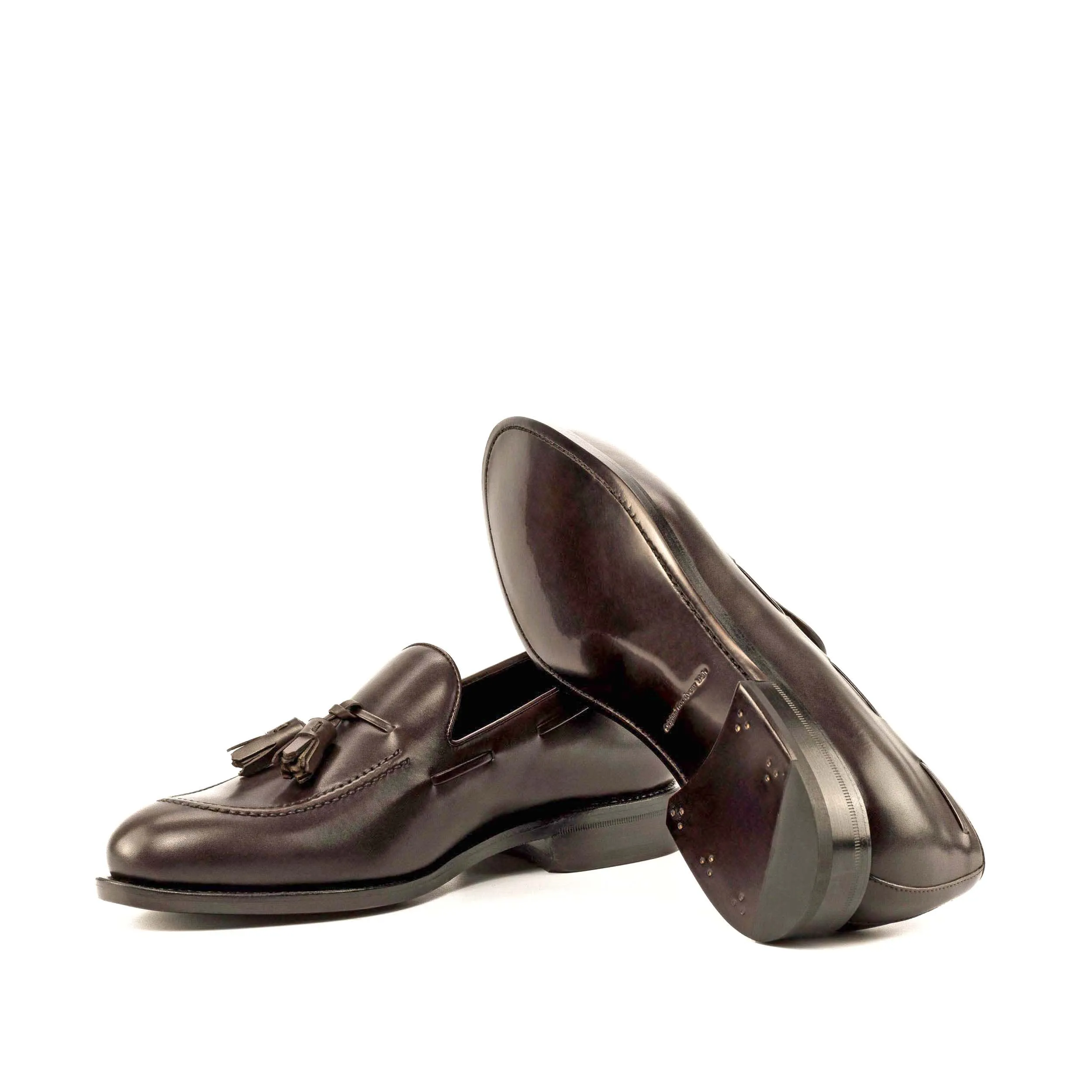 DapperFam Luciano in Dark Brown Men's Italian Leather Loafer