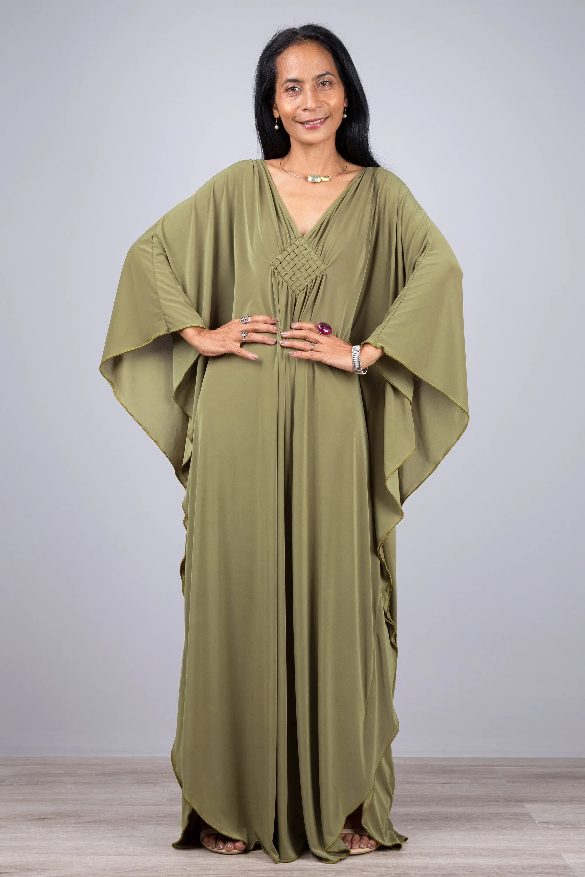 Green kaftan