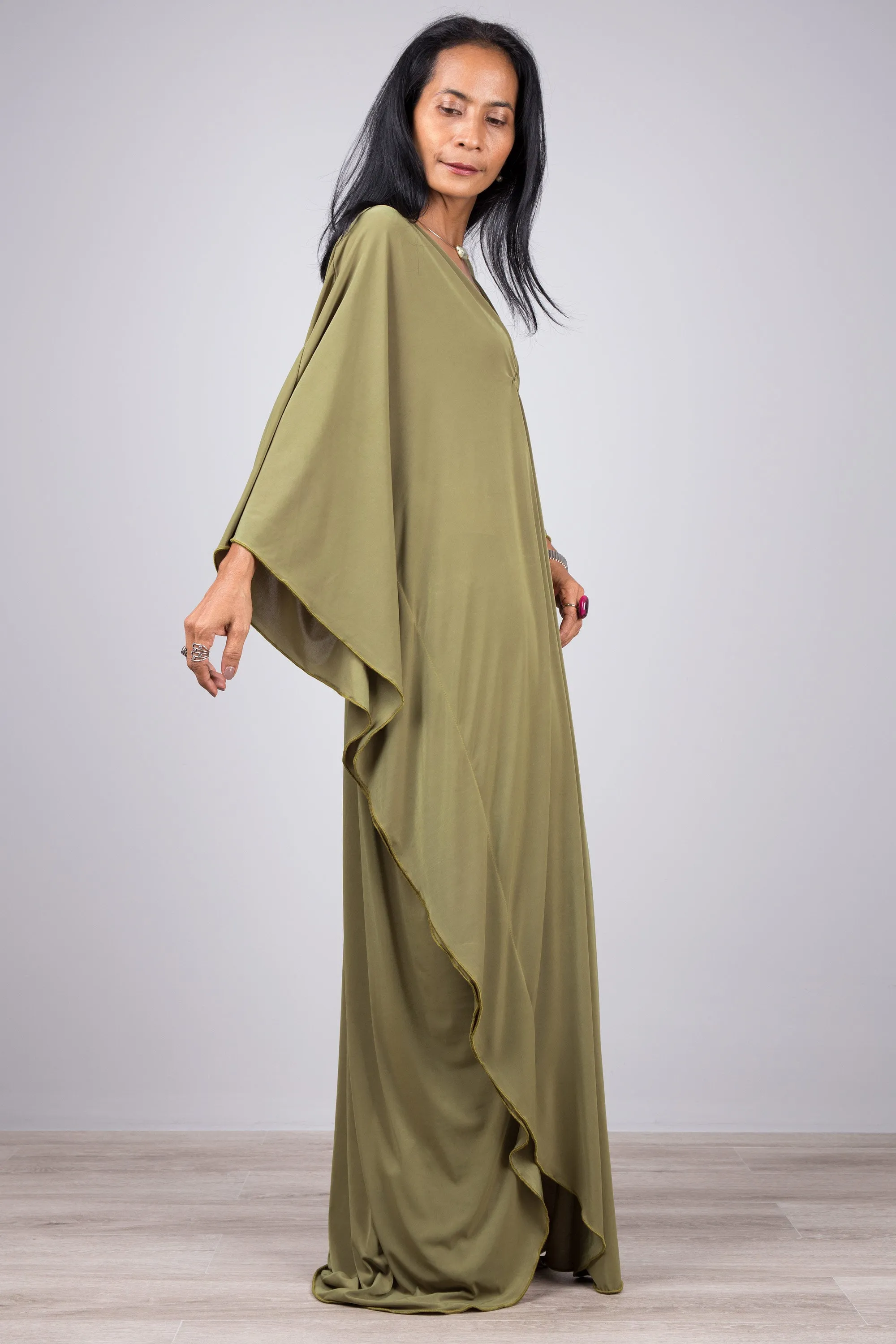 Green kaftan