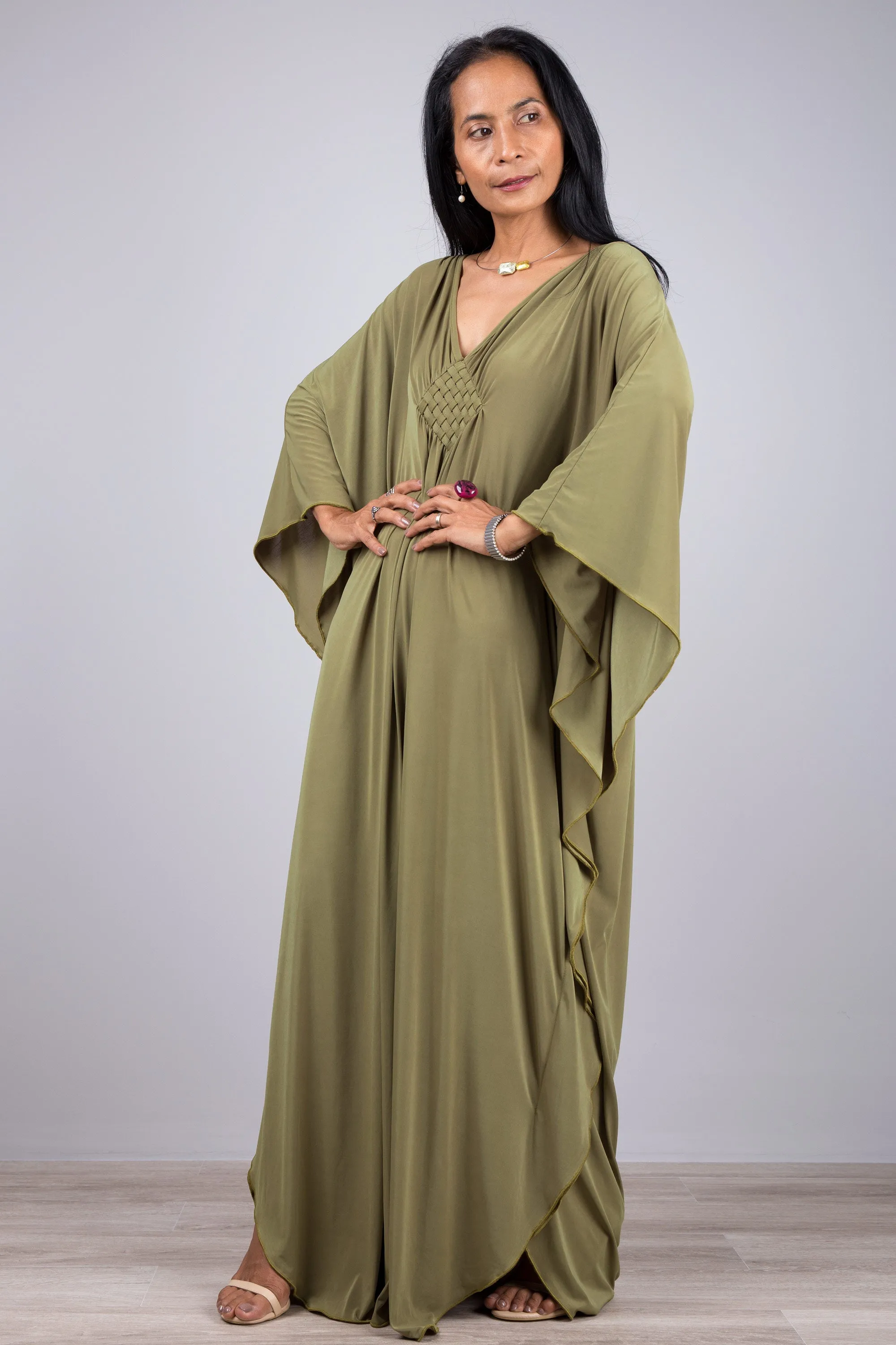 Green kaftan