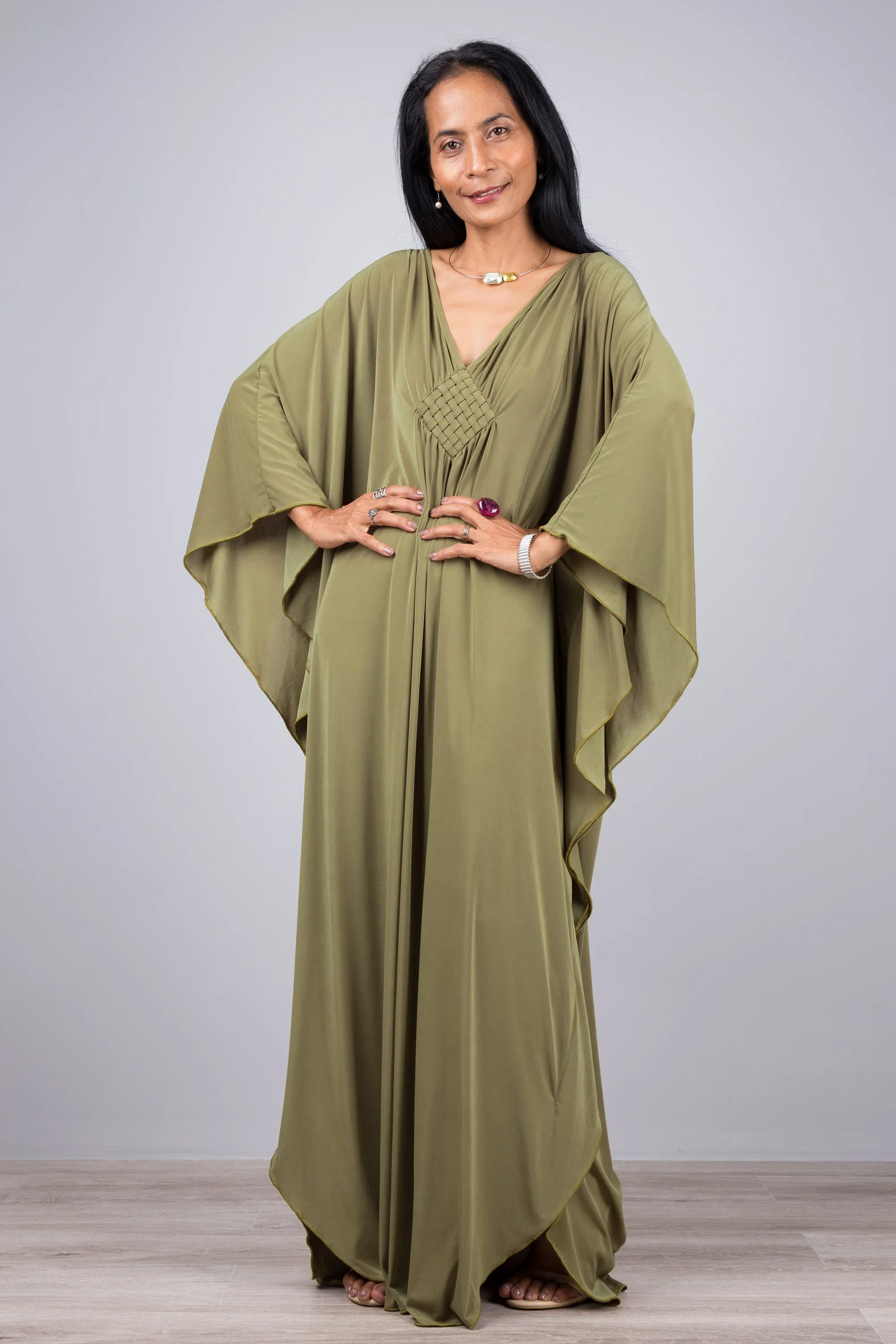 Green kaftan