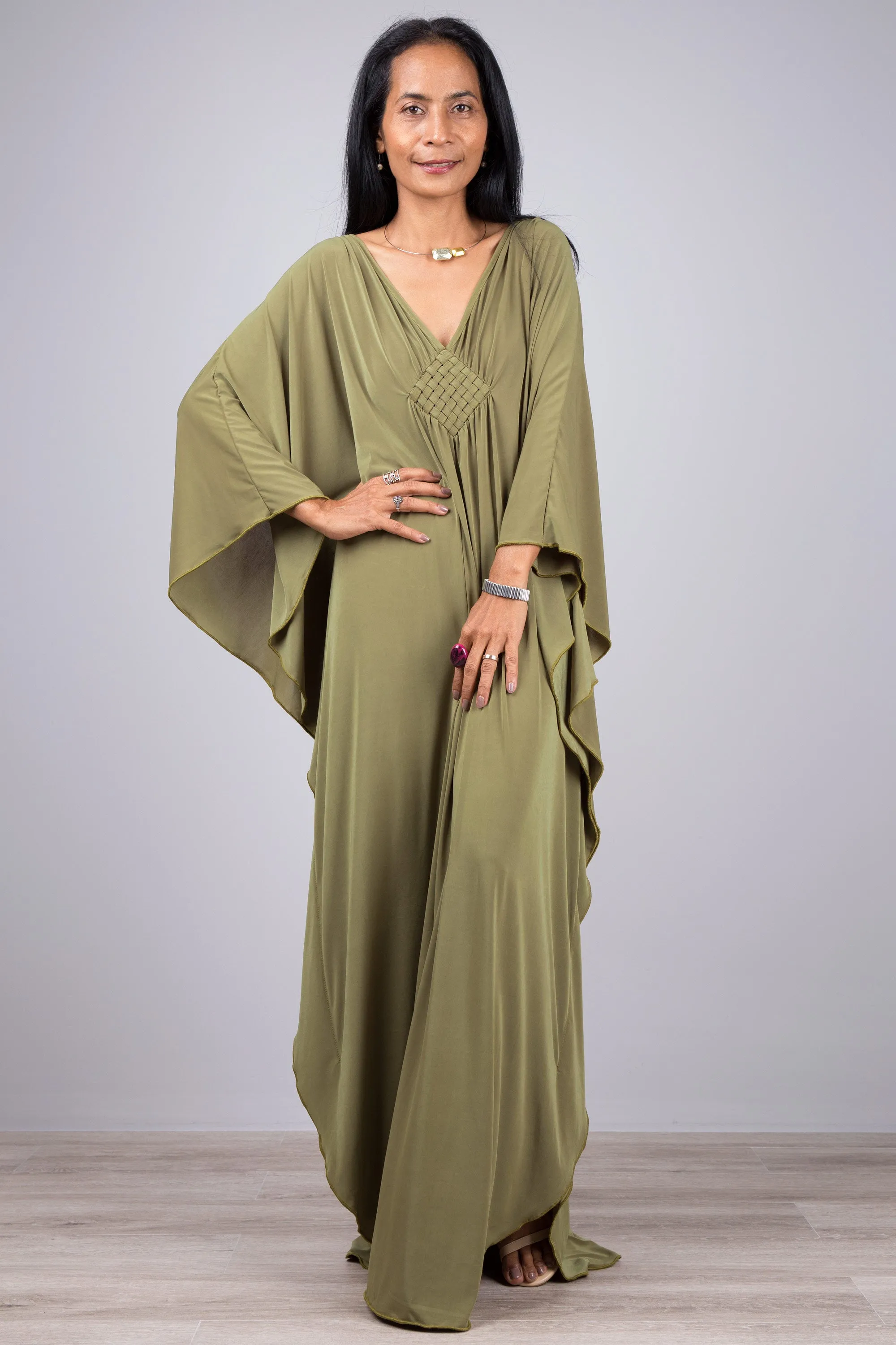 Green kaftan