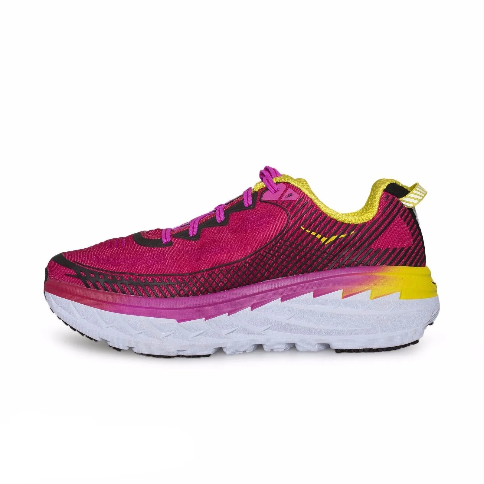 Hoka Bondi 5 Virual Pink / Blazing Yellow Running Shoes