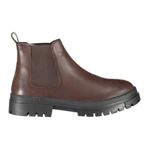 Levi's Brown Leather Men Boot