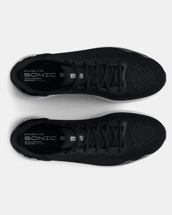 UA Mens HOVR Sonic 6 Black Shoes