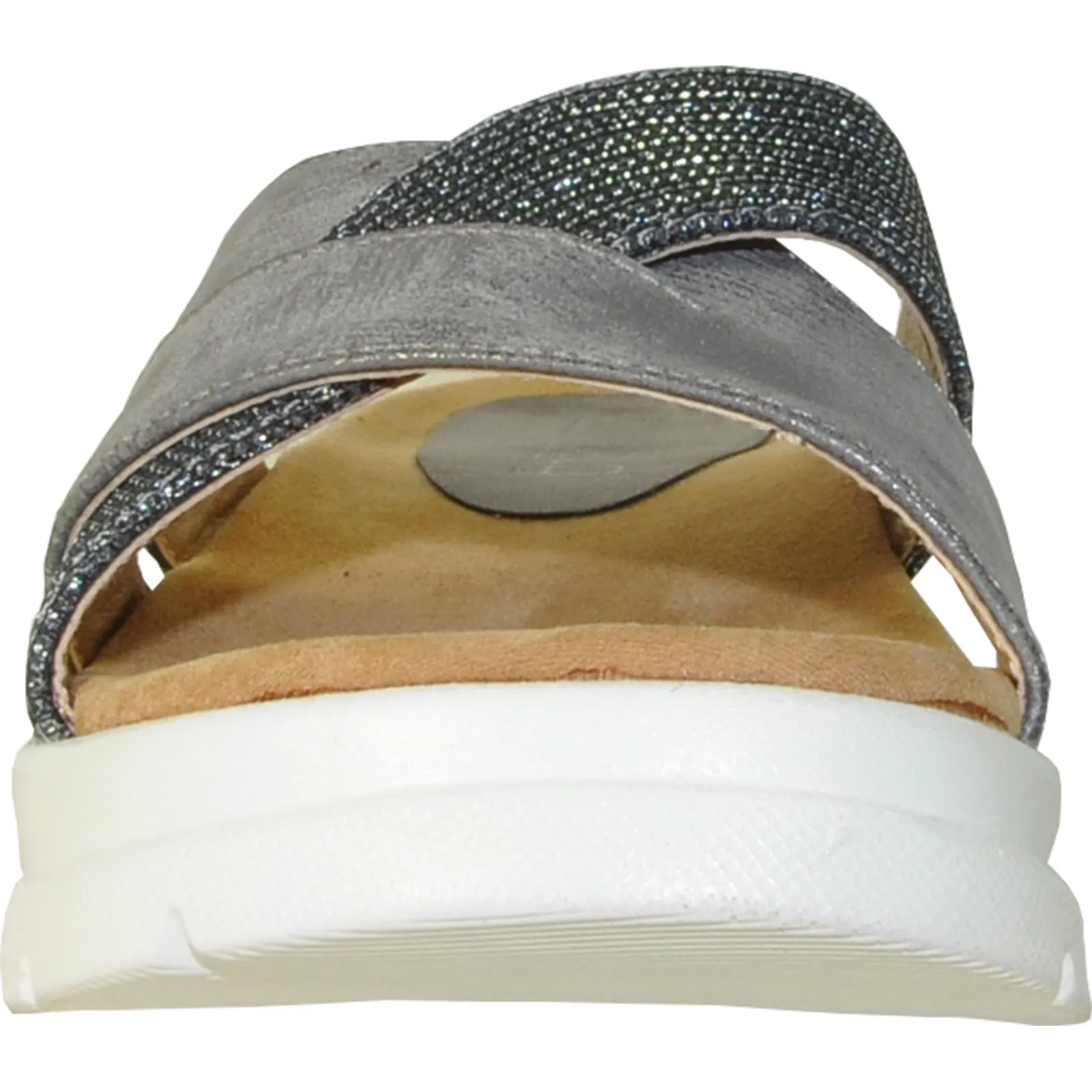 VANGELO Women Sandal ZARA Wedge Sandal Pewter