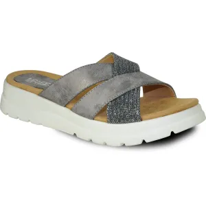 VANGELO Women Sandal ZARA Wedge Sandal Pewter